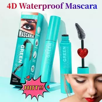 4D высококачественная водостойкая и устойчивая к поту тушь для ресниц 1 pcs чёрный