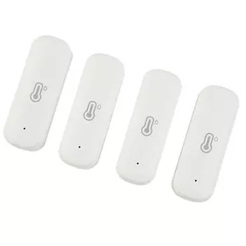 4Для интеллектуального Wi-Fi датчика температуры и влажности Tuya Внутренний беспроводной датчик