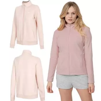 4F H4L22 BLD351 пудрово-розовая женская куртка на молнии размера Xs XS розовый