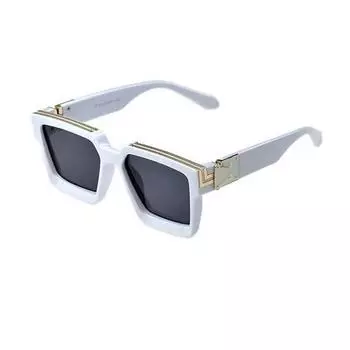 4Flaunt Monster Series Retro Trend Model Shades Толстые прямоугольные роскошные квадратные солнцезащитные очки с защитой UV 400 для мужчин и женщин