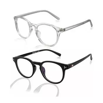 4Flaunt Овальные очки с защитой от ультрафиолета и антибликовым покрытием, оптическая оправа, помогает минимизировать цифровую головную боль, улучшает сон для мужчин и женщин