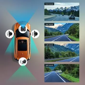 4G Android 8.1 Dash Cam Dashboard 10.26 дюймов Автомобильный видеорегистратор Авто Зеркало заднего вида WiFi HD Видеорегистратор GPS Навигатор Регистратор none чёрный