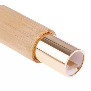 4G бамбуковый тюбик для помады высшего качества бальзам для губ Sub Package Diy пустой контейнер для губ золотой