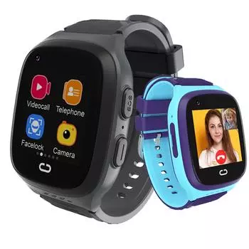 4G Детские Смарт-часы с Wi-Fi SOS GPS-трекер Видеозвонок HD Сенсорный экран IP67 Водонепроницаемые детские умные часы для девочек и мальчиков розовый