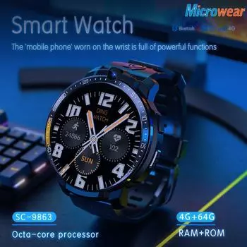 4g Smartwatch Gps Wifi Location студенческие детские умные часы Sim карта Android 9.0 видеозвонок Heartrate взрослые мужчины для Ios Android 1GB RAB 8GB ROM