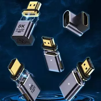 4K 120 Гц Совместимость с HDMI 2.1 HDTV Ultra Адаптерная головка Высокоскоростной HD-совместимый A