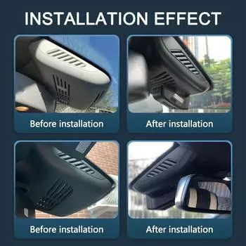 4K 2160P Plug and play Автомобильный видеорегистратор Видеорегистратор Видеорегистратор Камера для Mercedes-Benz C Class GLC W204 W205 C300 C260 C63 2015-2019 No TF Card