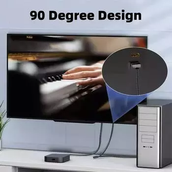 4K 60 Гц DP-HDMI-совместимый видеокабель с высокой четкостью, плетеный шнур для компьютерного монитора