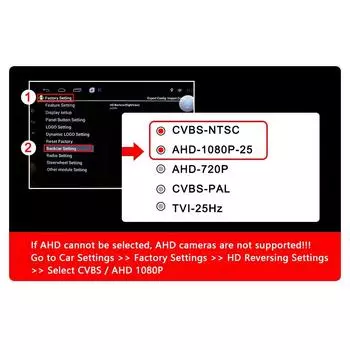 4K AHD Car Rear View Camera Reverse Parking Video Monitor Waterproof Backup Night Vision Lens 6M Cable for Car Radio Android