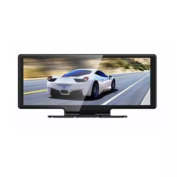 4K DVR Dash Camera Передний и задний регистратор с сенсорным экраном 10,26 дюйма для Carplay Android чёрный