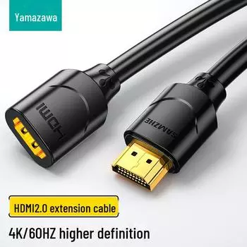 4K HDMI удлинительный кабель «папа-мама» для компьютера/телевизора — видео высокой четкости, бесплатная доставка HDMI2.0 male to male 4K60HZ, 0.5m