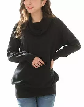 4L 5L B Top Turtle Pullover Knit свитер из хлопка с длинным рукавом, большой размер, чехол для тела [Happy Honu] Женский 100% M-4L Свободный, тонкий, весенний,