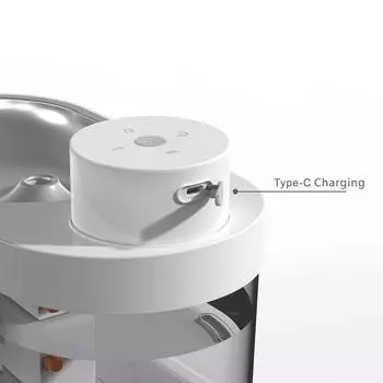 4л беспроводной зарядный фонтан из нержавеющей стали для кошек с автоматическим датчиком питьевой фонтан для кошек, собак, поилка для домашних животных, миска-дозатор