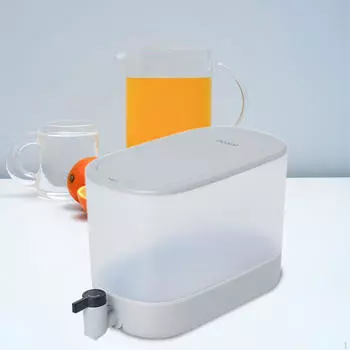 4л Холодильник Диспенсеры для воды Бутылка с краном, Мини Холодильник Диспенсер для напитков для белый