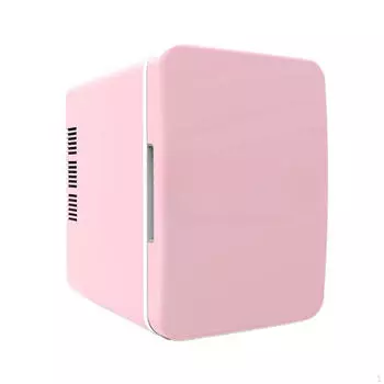 4л Мини-холодильник для напитков Холодильник-охладитель Портативный Напитки Косметика для общежития Кемпинг розовый
