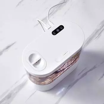 4л USB Аквариум Эко-ландшафтный фильтр для аквариума, оксигенация и набор освещения для аквариума Офисный настольный декор для аквариума чёрный