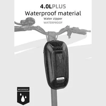 4L велосипедная быстросъемная сумка на переднюю вилку велосипеда Водонепроницаемая сумка для велосипеда Передняя сумка для велосипеда ElectricScooter чёрный