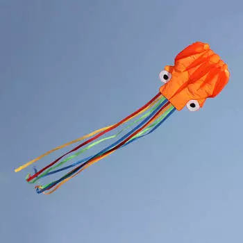 4M Single Line Stunt Red Octopus Power Sport Flying Kite Outdoor Toy Sale