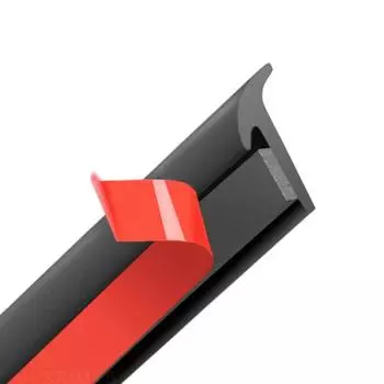 4M T-образный резиновый уплотнитель двери автомобиля, уплотнитель капота, багажника, молдинг, отделка из резины EPDM с двухсторонней клейкой лентой CHINA