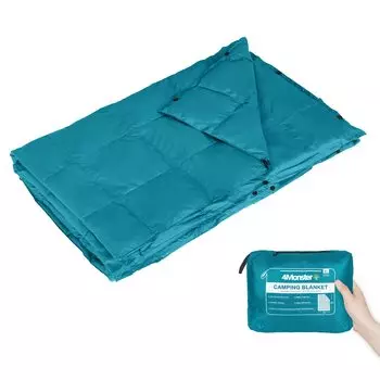 4Monster Blanket Cotton Ultralight Blanket Throw Comforter Portable Waterproof and Wearable Heat Replacement Camping Suitable for Beach Blanket,
