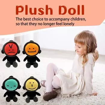 4PC Плюшевые куклы, Милые животные серии Мягкие плюшевые куклы, Плюшевые игрушки Супер мягкие милые куклы Успокаивающие плюшевые игрушки, Хлопковые куклы Подарки на день рождения One Size
