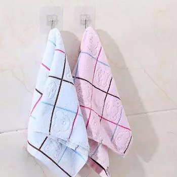 4PC Прочные прозрачные присоски Настенные крючки Вешалка для кухни Ванная комната