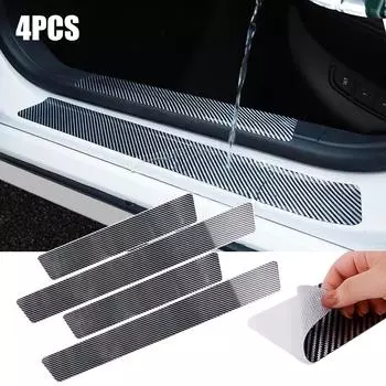 4PCS 5D Flashpoint Карбоновый порог автомобиля