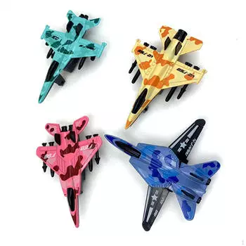 4Pcs Alloy Metal Models Aircraft Plane Kids Toys Airplane Toy Set for Office