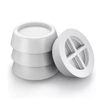 4Pcs Anti-slip Bed Furniture Riser Desk Lifts Table Chair Support for Table Couch Sofa белый