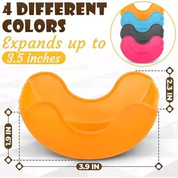 4Pcs Burger Holder Silicone Burger Mold Hamburger Mold Retractable Burger Holder for Eating Reusable Burger Tools