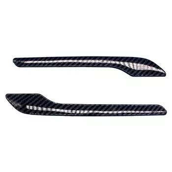 4pcs Car Door Handle Sticker For Tesla Model 3 Y 2017 - 2025 Door Wrap Cover Paste Model3 Model Y Accessories Carbon Fiber ABS матовый черный