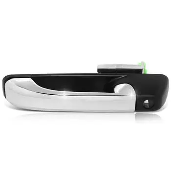 4Pcs Chrome+Black Exterior Door Handle Front &Amp; Rear For Dodge Ram 1500 2500 3500