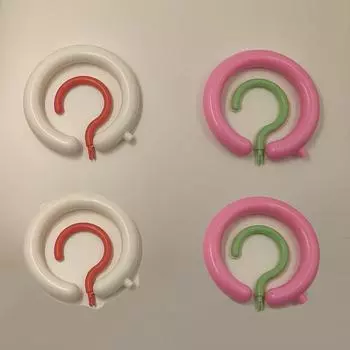 4pcs Dopamine Style Rotating No Drill Wall Hooks, Vibrant Colorful Durable Plastic Multi Purpose Hangers for Scarves, Hats, Bags, Keys,Stylish Home 4PCS Multifunctional Hook