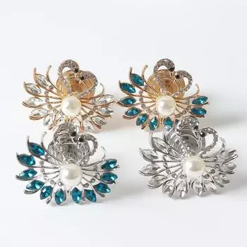 4pcs Drawer Knobs Elegant Door Handles Home Decoration Wardrobe Pulls Single Hole Cabinet Handle Light Luxury Zinc Alloy Animal