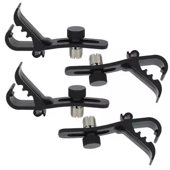 4Pcs Drum Microphone Clip Shockproof Securing Clamp Holder Musical Instrument Supplies