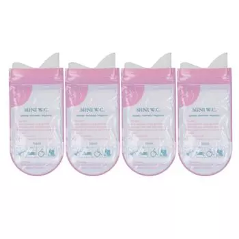 4PCS Emergency Urinal Pee Bag Disposable Portable Sealing Unisex for Outdoor Training Camping Car