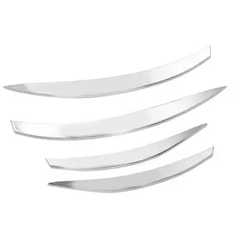 4PCS Front Bumper Side Grille Trim Upgrade Appearance Replacement for Benz CLA?Class C118 X118 серебряный
