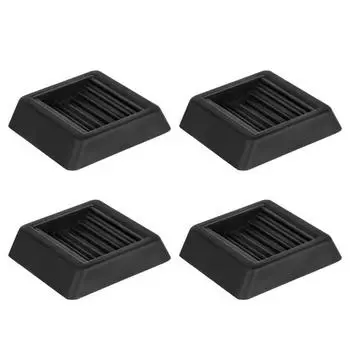 4Pcs Griddle Leveling Shims Kit Keep Flat Top Grill in Level Rubber Outdoor BBQ Electric Grill Leveler Stand Grill Accessories for Most Grills 4pcs