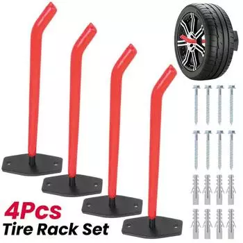 4 шт. Сверхпрочный металлический крюк Нескользящий органайзер для гаража Настенное крепление Настенный монтаж Нескользящий крюк для хранения Гараж Сад Шина Лестница Инструмент CHINA