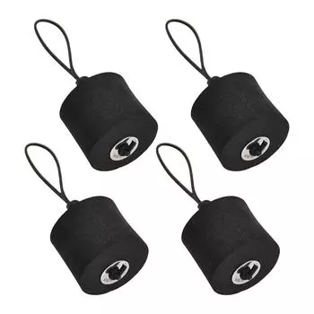4Pcs Kayak Scupper Plugs Set High Elasticity Kayak Scupper Plug Drain Holes Stopper Bung with Lanyard Kayak Accessories S