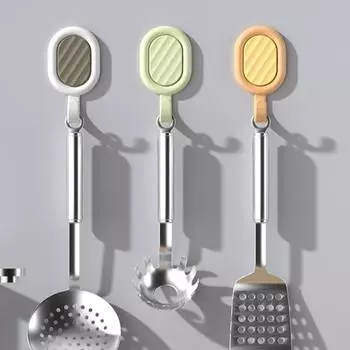 4Pcs Key Holder Cute Towel Hooks Robe Hook Hanging Coat Rack Self Adhesive Wall Hooks Bathroom зелёный