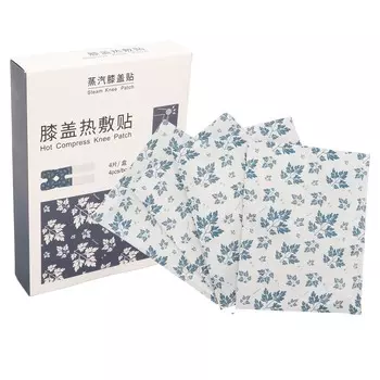 4pcs Knee Heat Patches Fast Heating Large Heating Area Safe Gentle Herb Steam Knee Patches for Men
