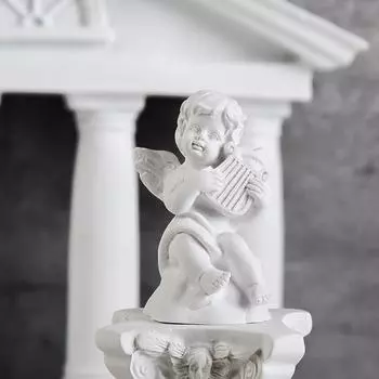 4PCS Little Angel Resin Imitation Gypsum Angel European Atmosphere Ornament Shooting Props Home Creative Sculpture Crafts