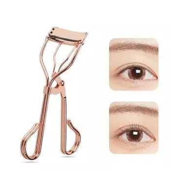 4Pcs/lot Rose Gold Eye Lashes Stainless Steel Makeup Set Eyelash Curler Eyebrow Tweezers Scissors False Eyelash Applicator