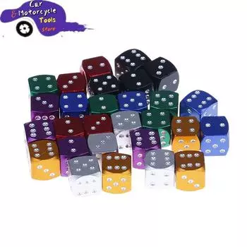 4Pcs/lot Universal Dice Tire Tyre Car Auto Truck Valve Stem Cover Caps Wheel Rims серебряный