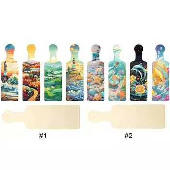 4Pcs Marine Life 5D DIY Diamond Painting Serving Tray Colorful Diamond Food Dinner Plate DIY Diamond Painting Food Tray Kit LY679