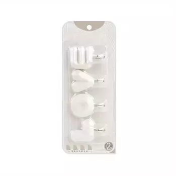 4pcs per Pack Love Letters Hooks: Self-adhesive Home Storage and Decor Rack, Punch-free Key and Hat Holder, Wall-hanging Space-saving Hook