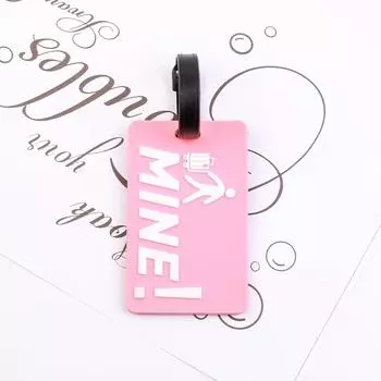 4pcs PVC Luggage Tags 3D Letter Boarding Pass with Lanyard for Travel Eco-Friendly Material 4pcs