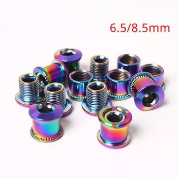 4Pcs Road Bike Bike Parts MTB Bicycle Crank Screws Disc Plate Nail Chainring Bolt Crankset Bolts 8.5mm