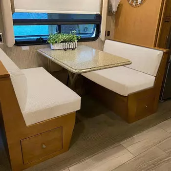 4Pcs RV Cushion Covers for Seats - and Machine Washable Beige